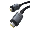 Baseus Crystal Shine Series Data kabelis USB-C - USB-C 100W 1,5m juodos spalvos