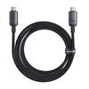 Baseus Crystal Shine Series Data kabelis USB-C - USB-C 100W 1,5m juodos spalvos