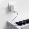 Baseus Crystal Shine USB – USB-C laidas 5A 1.2m – Violetinis