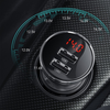 Baseus automobilinis įkroviklis 24W su 3-in-1 USB kabeliu 1.2m