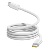 Baseus Dynamic 4 Pro 100W USB-C - USB-C magnetinis kabelis 1 m - baltas