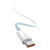 BASEUS dinaminis duomenų kabelis USB-C į USB-C 100w 1m Mėlyna