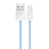 Baseus dinaminis USB - Lightning kabelis 2.4A 2m