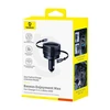 Baseus Enjoyment Max automobilinis įkroviklis with USB-C+Lightning cables 60W juodos spalvos