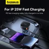 Automobilinis įkroviklis Baseus Enjoyment Pro su žaibo laidu + USB-C , 55 W (juodas)