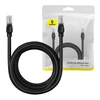 Baseus Ethernet CAT5, 5 m tinklo kabelis (juodas)
