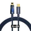 Baseus Explorer, USB-C prie Lightning kabelis, 20W, 1m (Mėlyna)