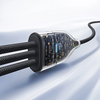 Baseus Flash Series 3 3in1 kabelis 100W USB-C - USB-C+USB-C+ Lightning 1.5m + 3 x 0.25 m - juodos spalvos