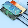Baseus Flash Series 3in1 kabelis USB-C + micro USB + Lightning 100W 1.5m – Mėlynas