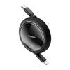 USB kabelis Baseus Free2Pull USB-C iki iP 20W 1m (juodas)