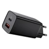 Baseus GaN2 Lite greitas kelioninis įkroviklis USB + C 65W EU - Juodas