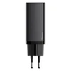 Baseus GaN2 Lite greitas kelioninis įkroviklis USB + C 65W EU - Juodas