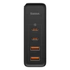 Greitas kelioninis Baseus GaN2 Pro įkroviklis 2x USB + 2x USB-C, 100W, EU (juodas)