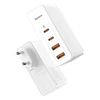 Baseus GaN2 Pro greitas kelioninis įkroviklis 2x USB + 2x USB-C, 100W, EU (baltas)