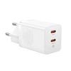Baseus GaN5 Pro 40W 2xUSB-C - balta