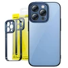 Baseus Blizgiai skaidrus dėklas ir grūdintas apsauginis stikliukas skirtas iPhone 14 Pro Max - Mėlynas