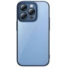 Baseus Blizgiai skaidrus dėklas ir grūdintas apsauginis stikliukas skirtas iPhone 14 Pro Max - Mėlynas