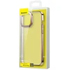 Dėklas „Baseus Baseus Glitter Case“ skaidrus dangtelis, skirtas iPhone 13 Pro rožinis (ARMC001004)