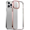 Dėklas „Baseus Baseus Glitter Case“ skaidrus dangtelis, skirtas iPhone 13 Pro rožinis (ARMC001004)