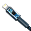 Baseus High Density pintas kabelis Type-C į Lightning PD 20W 1m - Mėlynas