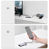 Baseus adapteris 5in1 USB-C šakotuvas 3x USB 3.0 + HDMI + USB-C PD