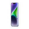 Baseus skystas silicio dioksidas iPhone 14 Plus Tok, stiklas ir valymo rinkinys (lila)