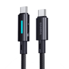 Baseus Lit laidas USB-C į USB-C 100W greitas įkrovimas / valdymas mygtukais / 2m laidas