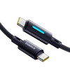 Baseus Lit laidas USB-C į USB-C 100W greitas įkrovimas / valdymas mygtukais / 2m laidas