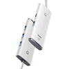 Baseus Lite serijos šakotuvas 4 viename USB-C 4x USB 3.0 + USB-C, 2 m (Fehér)