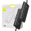 Hub 4in1 Baseus Lite Series USB iki 4x USB 3.0 1m – juodas