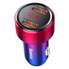 Dėklas Baseus Automobilinis įkroviklis 2xUSB QC 3.0 45W - Raudona / Mėlyna
