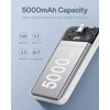 Magnetinis Mini Powerbank Baseus 5000mAh 20W (baltas)