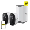 Baseus N1 Plus 2K lauko kamerų rinkinys (baltas)