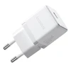 Baseus Sieninis įkroviklis Palm 20W USB-C QC3.0 PD3.0 su USB-C kabeliu 1m, baltas