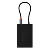Baseus PioneerJoy 8 viename USB-C šakotuvas HDMI 4K@60Hz + HDMI 4K@30Hz + DisplayPort 8K@30Hz + VGA + 2 x USB-A 3.0 + 2 x USB-C - pilkos spalvos