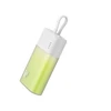 Baseus Popsicle 5200mAh 20W Powerbank su įmontuotu Lightning kabeliu (+ Baltas Baseus Simple USB-C - USB-C 60W/20V/3A/30cm kabelis) - balta-žalia