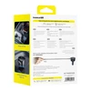 Baseus PrimeTrip VR1 60W USB-A USB-C ze zwijanym kablem USB-C - juoda