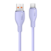 Baseus Pudding 100W USB-A - USB-C kabelis 2m - violetinės spalvos