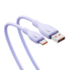 Baseus Pudding 100W USB-A - USB-C kabelis 2m - violetinės spalvos