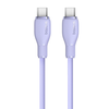 Baseus Pudding 100W USB-C - USB-C kabelis 2m - violetinės spalvos