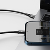 Kabelis USB C - 3 kištukai (USB C (iki 15W), micro USB (iki 10W), lightning (iki 20W)) 1.5m juodas Rapid BASEUS