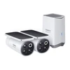 Baseus S1 Pro 3K Dual outdoor camera baltas