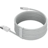 Baseus Simple Wisdom duomenų perdavimo ir įkrovimo kabelis | USB-A į Lightning | 12W | 1,5 m | baltas | 2 vnt.