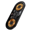 Dual Qi belaidis įkroviklis Baseus Digital LED Ekranas 20W