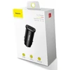 Baseus Square automobilinis įkroviklis 2xUSB QC3.0 5A 30W - Juodas