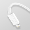 Kabelis Baseus Superior iš USB į microUSB+Lightning+Type-C 3.5A 1.5m baltas CAMLTYS-02
