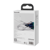 Kabelis Baseus Superior iš USB į microUSB+Lightning+Type-C 3.5A 1.5m baltas CAMLTYS-02