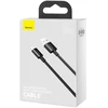 Baseus Aukštos kokybės duomenų perdavimo ir įkrovimo kabelis | USB-A į USB-C | 66 W | 1 m | juodas