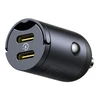 Baseus Tiny Star Mini Car Charger 2C 30W Cosmic juodos spalvos