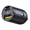 Baseus Tiny Star Mini Car Charger (U+C) 30W Cosmic juodos spalvos